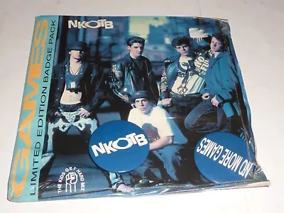 7" New Kids on the Block - Games (Special badge pack) - Image 1 of 2