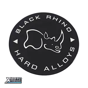 Black Rhino ARMORY EMBLEM STICKER 79MM Wheel Center Cap CCBRARYEMBLEM - Picture 1 of 1