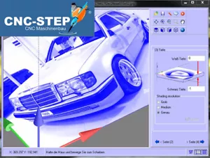 3D Gravursoftware JPG & BMP CNC Fräsen Gravieren Fotogravur CAD CAM CNC-STEP - Bild 1 von 12