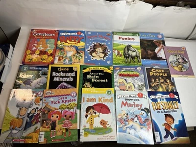 Lot Of 16 Level 2 Readers Grade 1-2 Paperbacks Ex-Library Mixed Lot - Image 1 of 4