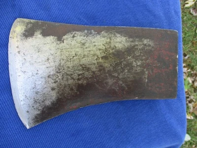 Cabeza de hacha vintage sin marca astilladora de madera 3 lb 9 oz patrón Dayton sin mango Foto 1 de 4