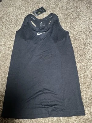 Camiseta sin mangas Nike Infinite negra talla M negra talla M negra nueva con etiquetas $65 Foto 1 de 4