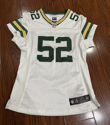 Camiseta Nike On Field NFL Green Bay Packers Clay Matthews #52 para mujer talla pequeña Foto 1 de 4