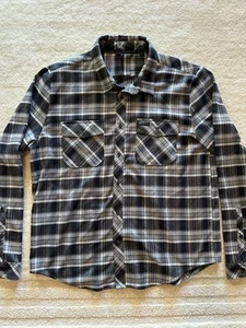 Kuiu Men's Flannel Shirt Black/Gray, Long Sleeve, XXL - Picture 1 of 5