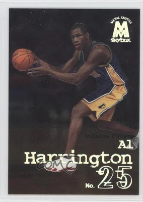 1998-99 Skybox Molten Metal Metal Smiths Al Harrington #54 Rookie RC - Image 1 of 2
