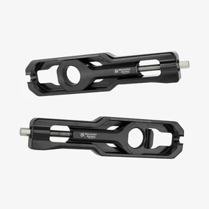 Bonamici Black Aluminium Chain Adjuster for Aprilia RSV4 / Factory 2021 onwards - Picture 1 of 3