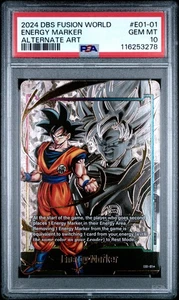 Energy Marker Alternate Art Dragon Ball Super Card Game Fusion World PSA 10 - Picture 1 of 2