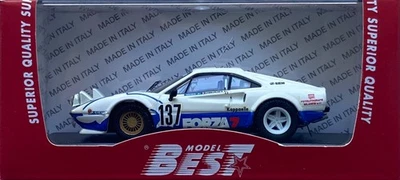 1/43 Best 9308 Ferrari 308GTB 1982 Monte Carlo #137 “Menes” & Zamborlini BNMIB - Image 1 of 4