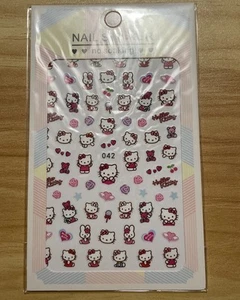 Hello Kitty Peel And Stick Nail Stickers ~DIY Nail Decals~No Soaking~New - Picture 1 of 3