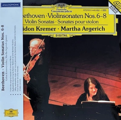 ANALOGPHONIC LP-43196 BEETHOVEN KREMER ARGERICH DGG 445652-1 double LP - Bild 1 von 4