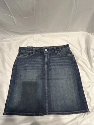 Tommy Hilfiger Nuevo Con Etiquetas - Mujer Falda Denim Azul Jean Talla 8 Foto 1 de 4