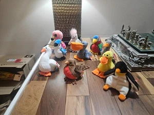 Ty Beanie Babies Lot of 10 Birds - Picture 1 of 10