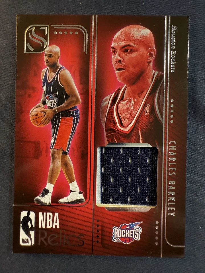 2024 Silhouette NBA Relics game-used Charles Barkley Houston Rockets - Image 1 of 1