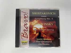Shostakovich Symphony No. 5 Stravinsky Rite of Spring CD 1991 Classical *NEW* - Imagen 1 de 8