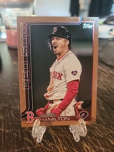 2025 Topps Series 1 Gold Parallel David Hamilton #/2025 Boston Red Sox  - Picture 1 of 2