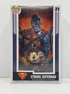 Cyborg Superman Funko Pop! #21 Comic Cover: DC Vinyl Figure In protective Case - Picture 1 of 8