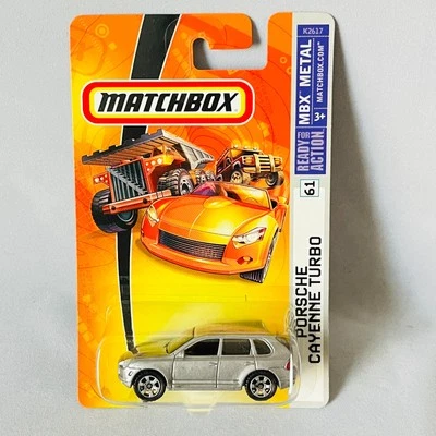Matchbox MB61 Porsche Cayenne Turbo Silver 2006 MBX Metal 1:66 scale — 第 1/3 张图片