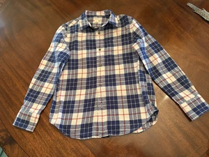 Crewcuts Boys' Plaid Flannel Button-Up Shirt Size 10 Long Sleeve Casual - Picture 1 of 2