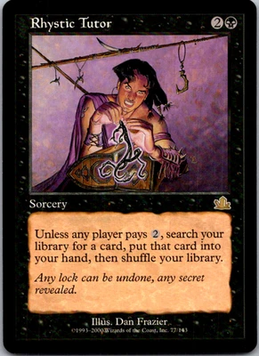 Rhystic Tutor R Prophecy 77 NM - Image 1 of 2