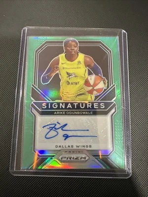 2021 Panini Prizm WNBA - Signatures Arike Ogunbowale #SG-AOG Green Prizm (AU) - Image 1 of 2