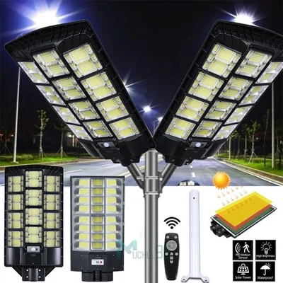 Lampara 990000000LM 8700W Foco Solar De Calle Alumbrada Para Exterior Con Sensor Foto 1 de 4