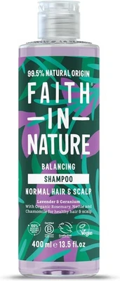 Faith In Nature Natural Lavender & Geranium Shampoo, Balancing for Normal Hair & - Image 1 of 4