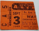 CARAVAN OF STARS 1965 New Haven Arena Ticket Stub TURTLES Tom Jones SHIRELLES 