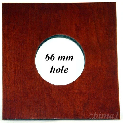 1 Lens Board  6"x 6" for AGFA ANSCO 8" x 10" -Made of Plywood 1/2" -  66 mm hole - Image 1 of 2