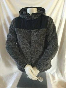 SO American Heritage schwarz meliert Damen Sherpa Reißverschluss Hoodie neu mit Etikett Medium - Bild 1 von 10