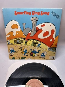 The Smurfs Smurfing Sing Song Original Vinyl Record 1980 ARI-1018 Album LP G+ - Picture 1 of 3