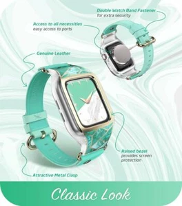 i-Blason Cosmo Hülle für Apple Watch Serie 3/2/1 38 mm Abdeckung mit Armbandbändern - Bild 1 von 11