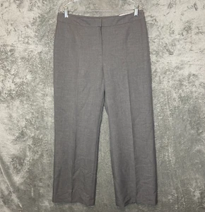 Kasper Seperates Women Kate Classic Relaxed Straight Flat Front Dress Pant 10P - Picture 1 of 12