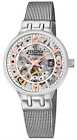 Festina Dames Skelet Automatisch Horloge Met Mesh Armband F20579/1 Horloge