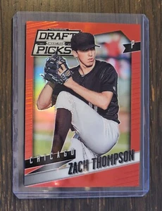 2014 Panini Prizm Draft Picks Zach Thompson Red Refractor Rookie #/100 Chicago - Picture 1 of 2