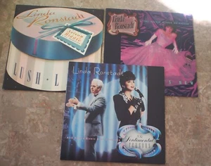 3 Linda Ronstadt LP Vinyl What's New Lush Life Sentimental Reasons All NM- Nice - Picture 1 of 13
