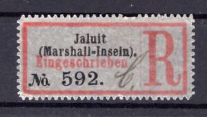 Marshall-I. Einschreibe R-ZETTEL JALUIT (AA3808
