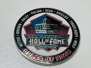 2015 NFL Hall of Fame inductees Pin Bettis Brown Haley Polian Seau Shields Wolf - Picture 1 of 2