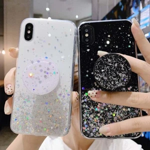 Glitter Shockproof Case for iPhone 15 14 13 11 12 Pro Max XR X SE 7 8 PLUS Cover - Picture 1 of 23