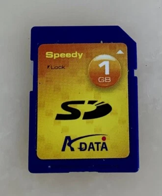 A-Data Speedy SD 1GB Secure Digital SD Flash Card #42 - Image 1 of 2