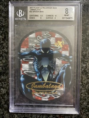 SPIDER-MAN 2017 FLEER ULTRA MARVEL SPIDER-MAN #22 JAMBALAYA SP INSERT E-X BGS 8 - Image 1 of 2