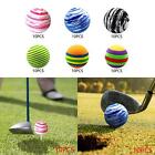 10 Pieces Golf Training Balls Elastic Soft Lightweight