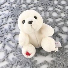 Stuffed Animal House 4.5" Polar Bear Maplefoot Babies Tiny White Plush Toy BB-03