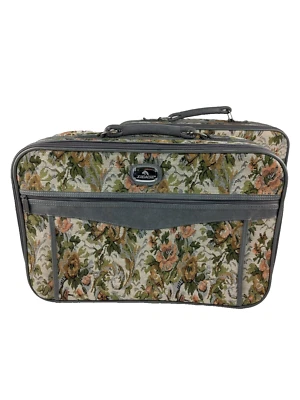 De colección JORDACHE 1980 Tapiz Viaje Noche Boho Maleta Bolso Par 20"x13" Foto 1 de 4