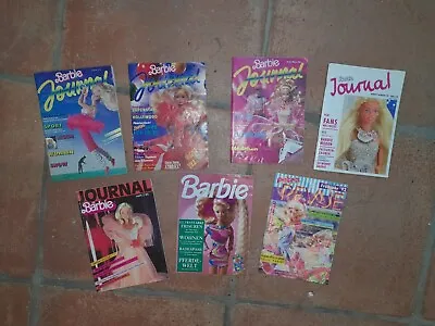 Barbie Journal 80er 90er Prospekt Mattel Brochure Prospekt Magazin - 7 Stück • 19.90€