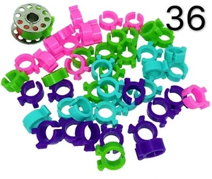 PeavyTailor 36 Pcs Bobbin Holder Clips Spool Huggers for Sewing Machines - Picture 1 of 12