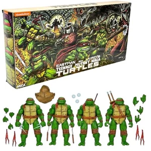 NECA Teenage Mutant Ninja Turtles Comics 7" Collectors Action Figure 4 Pack Set - Picture 1 of 19