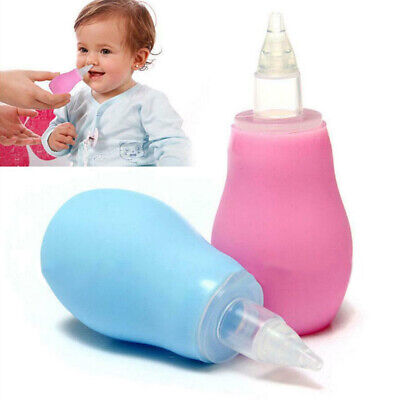 Baby Newborn Infant Toddler Soft Nose Cleaner Nasal Mucus Snot Suction Aspirator • 2.99£