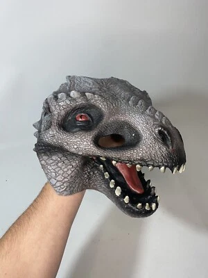 Jurassic Park World Mens Adult Deluxe Indoraptor Dinosaur Costume Mask Rubies - Image 1 of 4