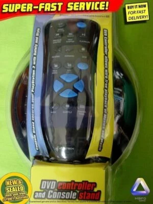 PS2 DVD Player Remote Control+Receiver+Stand NEW RARE Joytech Sony Playstation 2 - Image 1 of 4