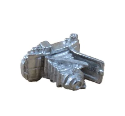 Bambole Casa Mantice Fotocamera Vecchio Stile Miniatura 1:12 Metallo Accessorio - Immagine 1 di 4